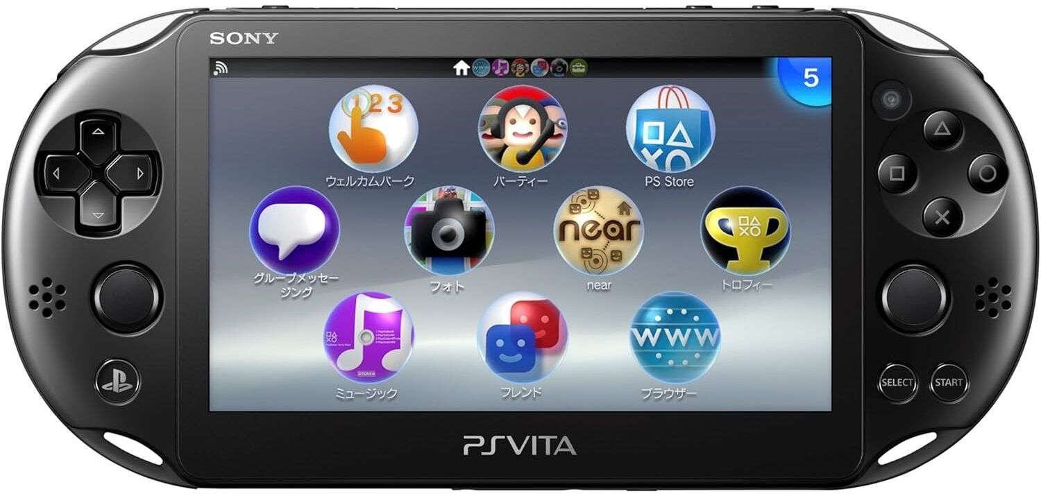Gadcet Chadwell Heath PlayStation Vita Slim Console WIFI Black, Used - Good