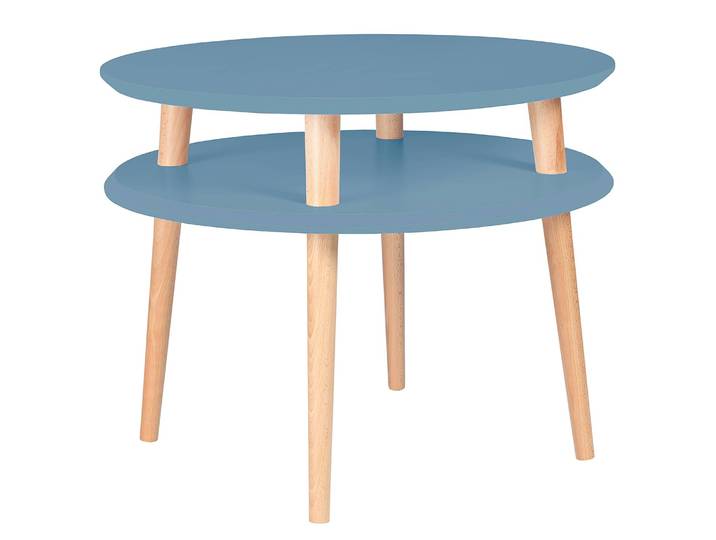 Table basse 57 x 45cm Bleu/Bleu clair