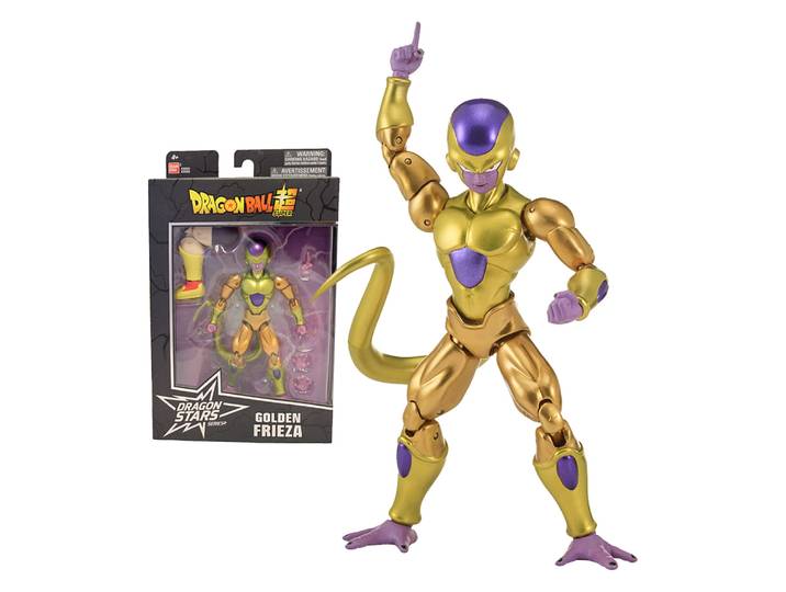 Bandai - Dragon Ball Super - Figurine Dragon Stars 17 cm - Golden Freezer - Licence Officielle Dragon Ball - Figurine articulée Freezer - Jouet Enfan