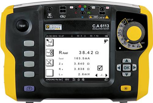 Chauvin Arnoux C.A 6113 Installationstester VDE-Norm 0100, 0105, 0413