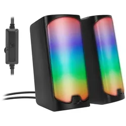 Speedlink TONOS RGB Gaming Stereo Lautsprecher, schwarz