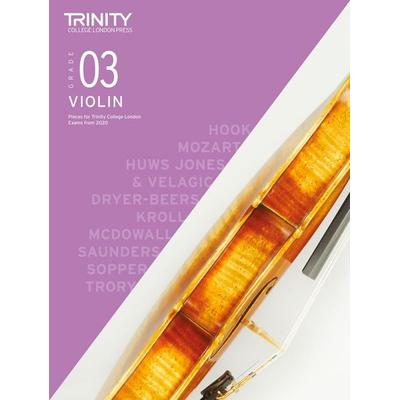 Trinity College London Violin Exam Pieces From 2020: Grade 3, Geheftet von Trinity College London, Trinity College London Press, 978-0-85736-824-9