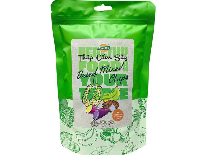Tuan Dat Chips de Fruits Mixtes 100 g