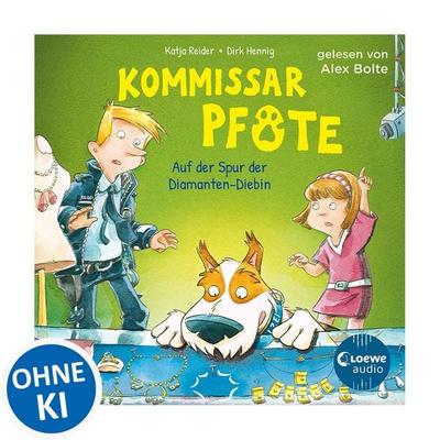 Kommissar Pfote (Band 2) - Auf der Spur der Diamanten-Diebin - Katja Reider, Audio, 9783949473876