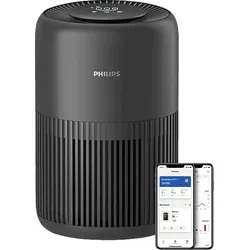 PHILIPS AC0951/13 PureProtect Mini 900 Series intelligenter Luftreiniger Dunkelgrau (23 Watt, Raumgröße: 65 m2, HEPA-, Aktivkohle-, Vorfilter)
