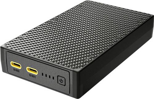 NiteCore NB20000 GEN3 Powerbank 20000 mAh Quick Charge, USB PD, Fast Charge, SuperCharge Li-Ion Schwarz