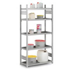 Orion Regalsysteme HZA20410AW Wannenboden-Regal-Anbaumodul 200 kg (B x H x T) 1.01 x 2 x 43.5 m Stahl verzinkt Verzinkt Wannenboden