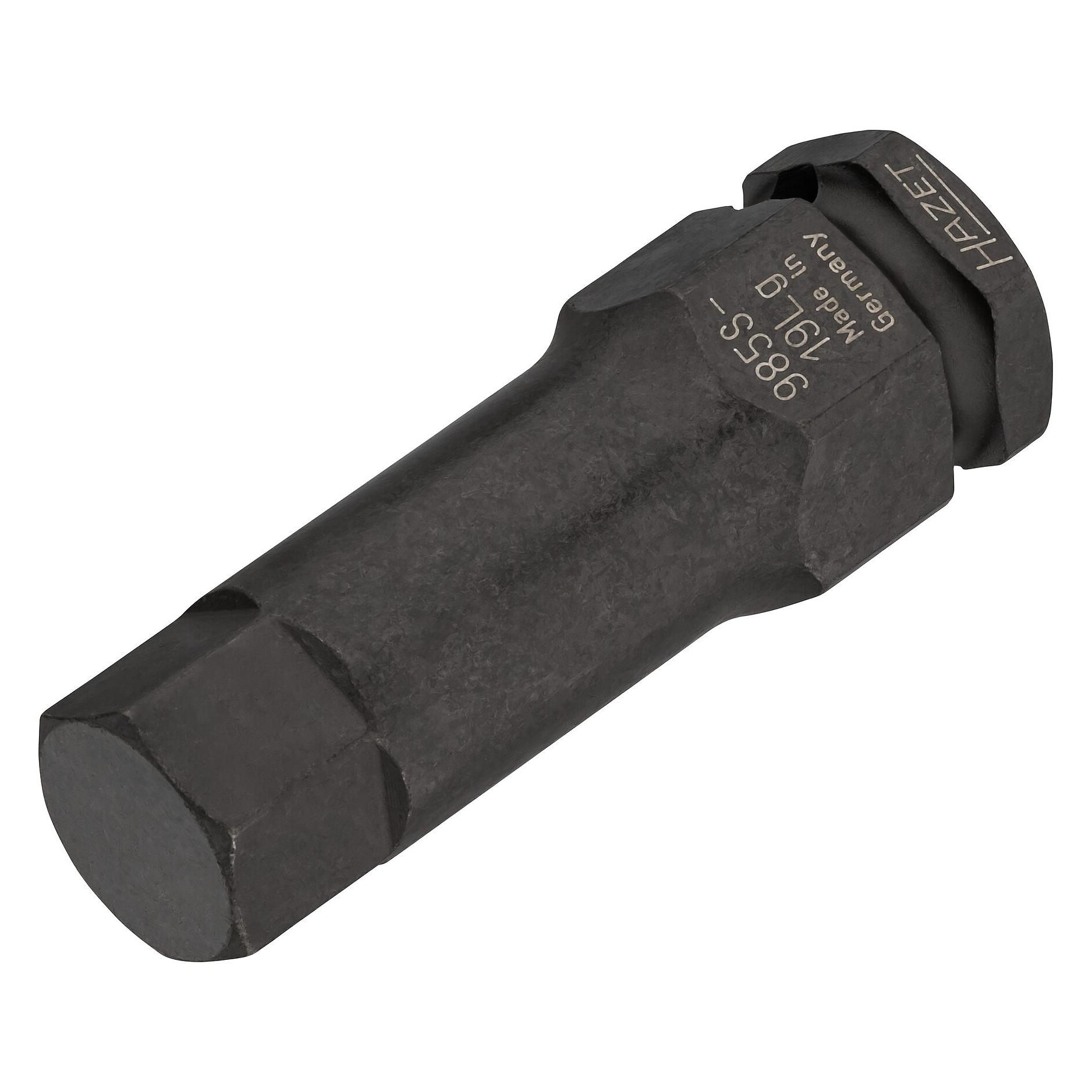 Hazet Schlag-, Maschinenschrauber Schraubendreher-Steckschlüsseleinsatz 985S-19LG Vierkant12,5 mm... (985S-19LG)