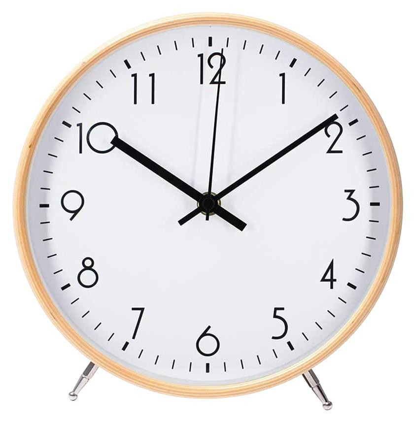 Dripio Analoge Wandklok voor Volwassenen, Wit