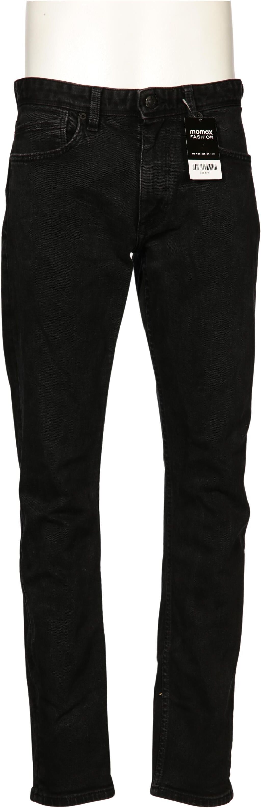 S. Oliver Herren Jeans, Schwarz, Gr. W34, Baumwolle / Seide - Second Hand