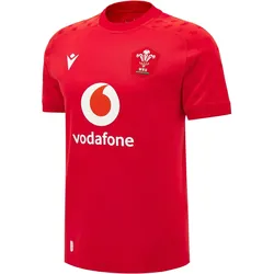 Macron, Herren, Fussballtrikot, Heimtrikot Wales Coupe du Monde 2027 (L), Rot