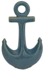 IH Casa Decor Ceramic Blue Anchor Decor