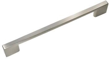"Utopia Alley Brax II Pull Handle - Brushed Nickel - Metal Drawer Pull Handle, 6.3"" Center to Center"