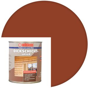 Wilckens Holzlasur Dickschichtlasur, 0,75l, außen, wetterfest, mahagoni