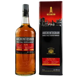 Auchentoshan Blood Oak - Robust and Fruity - 1,0 Liter - Single...