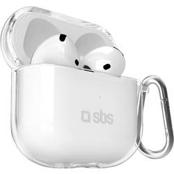 sbs mobile Kabelloses Ladecase für AirPods Transparent TEAPCOV4T