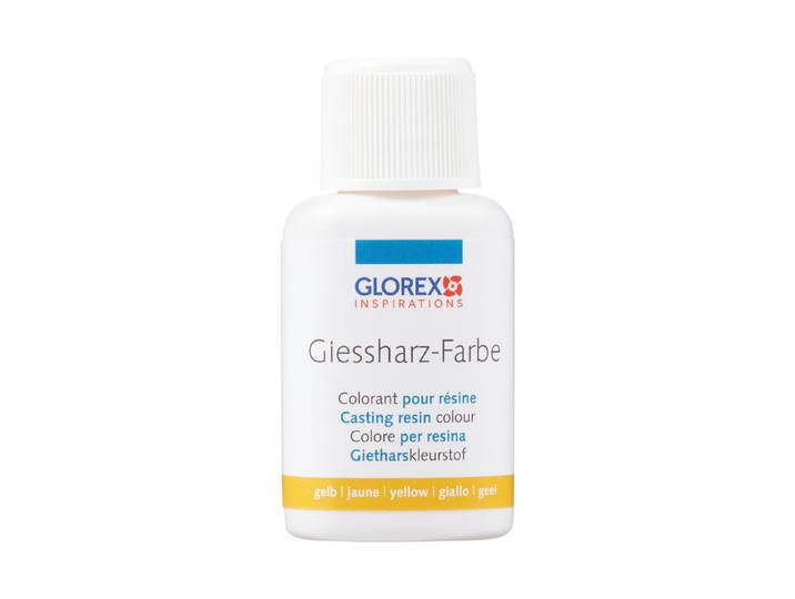 Glorex Giessharz-Farbe Gelb 20 ml