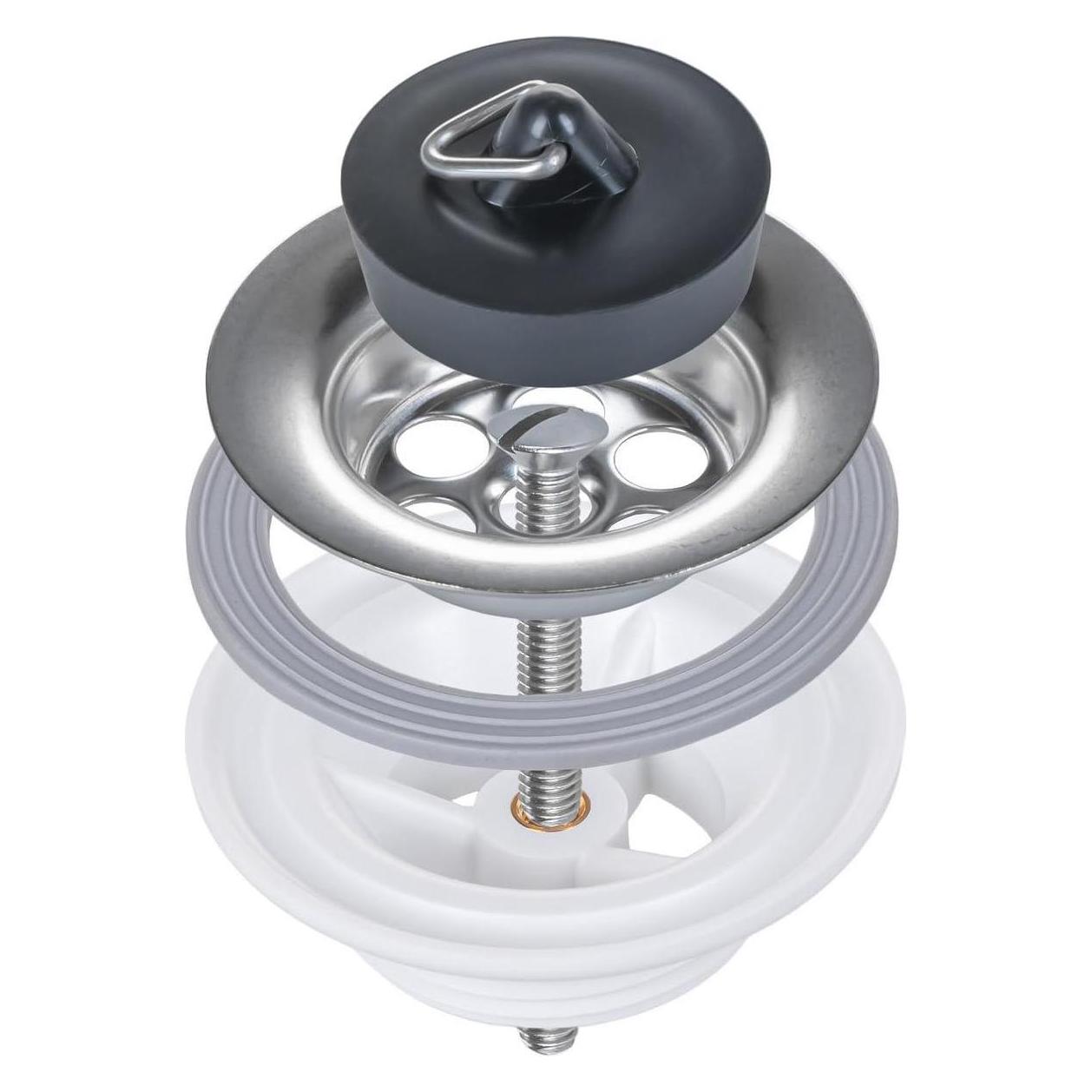 Viega " Drain with strainer and plug 5/4"" chrome (111847)" (111847)