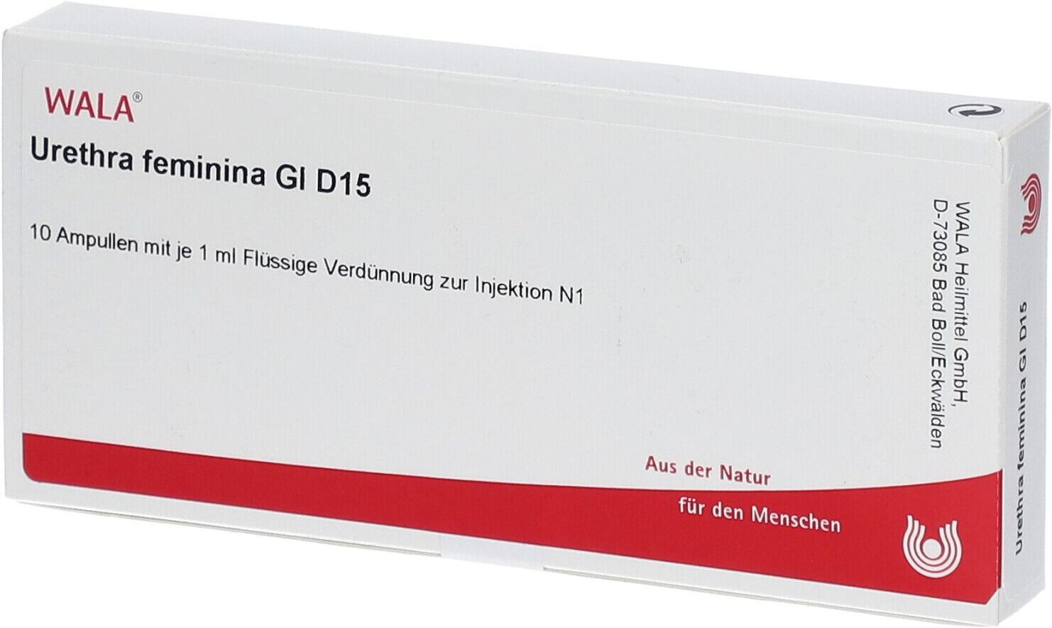WALA Urethra feminina GL D 15 Ampullen 10x1 ml