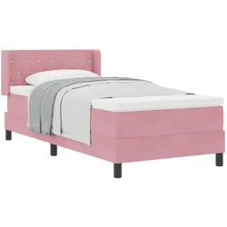 vidaXL, Boxspringbett, Thalia Crystal button tufted (100 x 200 cm)