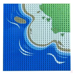 Klemos KL-20002 Klemmbaustein Grundplatte 32x32 Ufer (25cmx25cm) Ufer 90 Grad