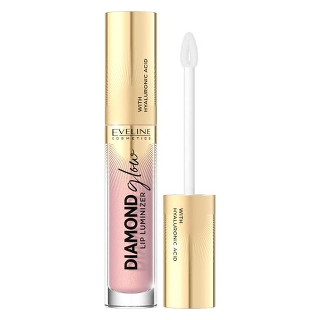 Eveline Diamond Glow Lip Luminizer lip gloss 03 Caramel I (Caramel Ice Cream) (5903416033677)
