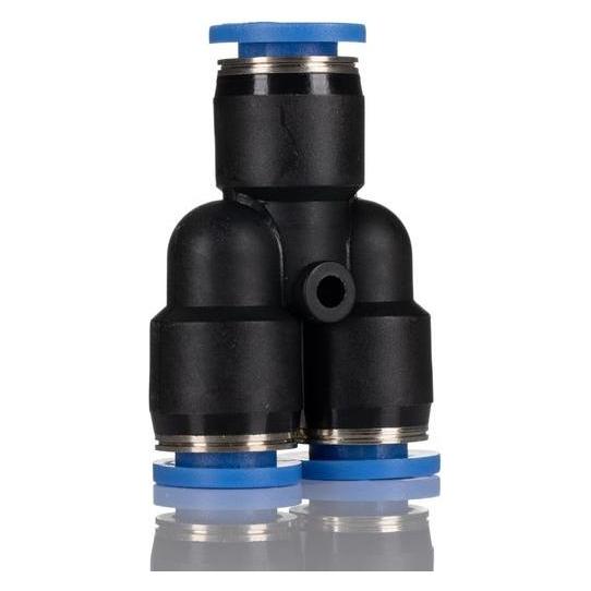 RS PRO Equal Y Fitting, 8 mm (Rohrverschraubung) (9160912)