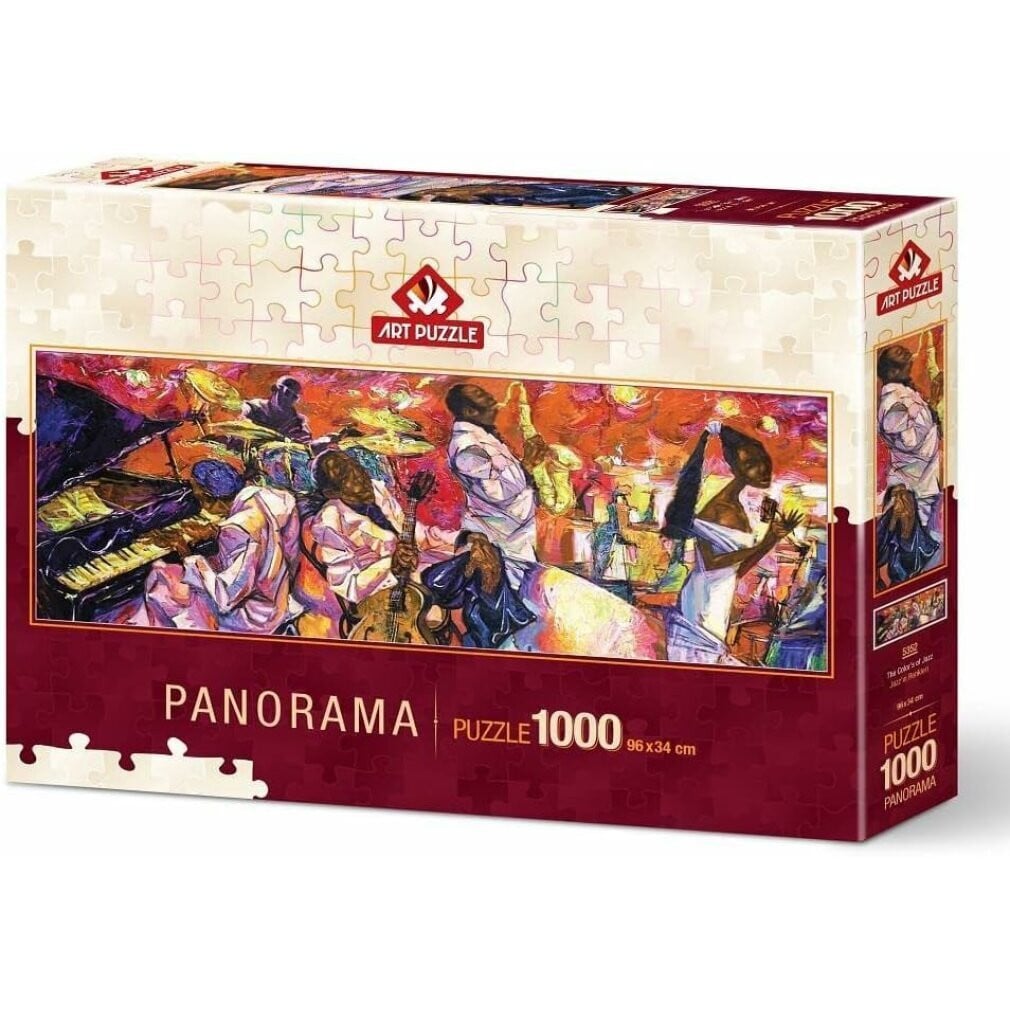 ART PUZZLE Panorama Puzzel Colours of Jazz 1000 stukjes