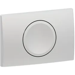 Geberit Delta 15 Round Betätigungsplatte 115120465 mattverchromt, für Spül-Stopp-Spülung