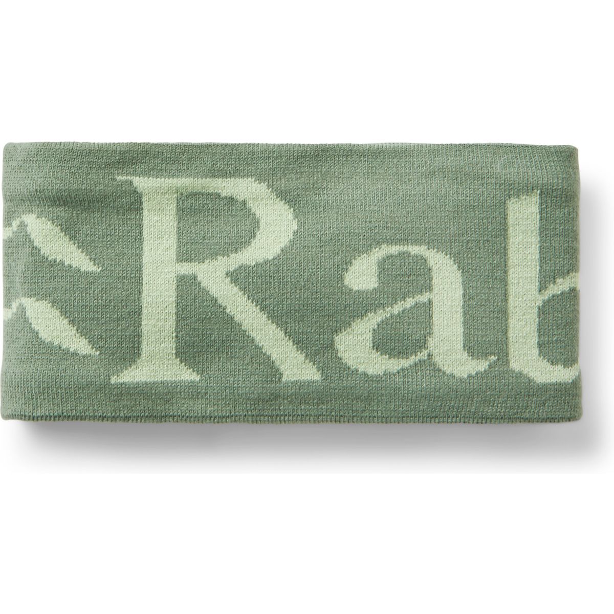 Rab Knitted Logo Headband dark fig green/fig green (DFF) OS QAB-40-DFF-ONE