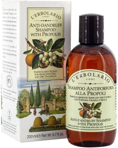 L'Erbolario Anti-Schuppen-Shampoo mit Propolis 200 ml