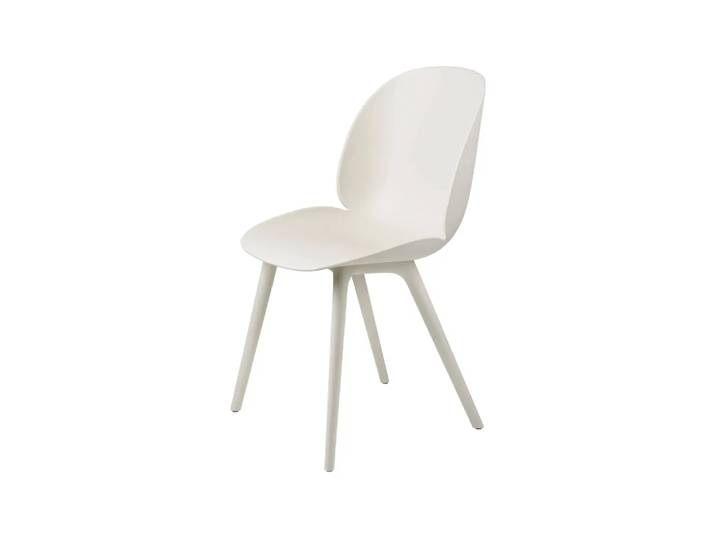 GUBI Beetle Dining Outdoor Stuhl Alabaster white