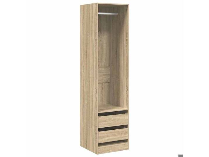 “Winter Sale TOP Garde-robe Brun - Garde-robe avec tiroirs Chêne sonoma Bois d'ingénierie PRO88332
