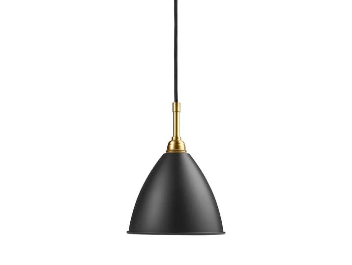 GUBI Bestlite BL9S Pendelleuchte Kohlschwarz / Messing
