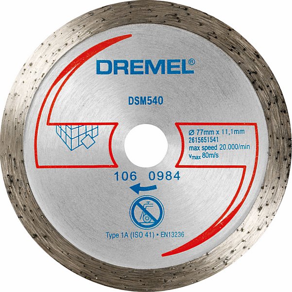 Bosch Dremel DSM20 Diamant-Fliesentrennscheibe 2615S540JB