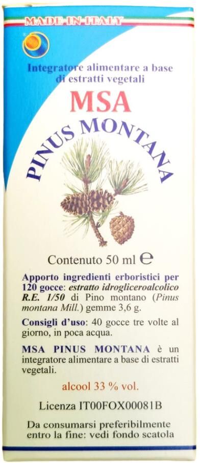 HERBOPLANET Srl MSA PINUS MONTANA 50ML