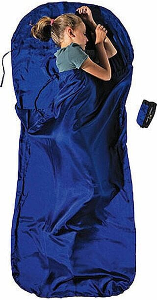 COCOON Reiseschlafsack Kidssack Silk 13x6cm 95g blau B