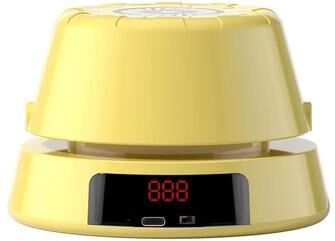 Uplift Picks Electric Jump Rope Machine With Digital Counter And Remote Control yellow