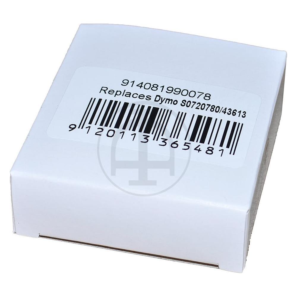 Neutral DYMO S0720780 6MM SCHWARZ-WEISS 43613 D1 Schriftband 7m Laminiert (0.60 cm, Schwarz, Weiss) (N9140810078)