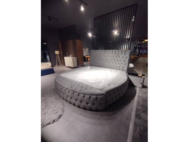 Xlmoebel Rundbett Rundes Chesterfield-Bett in elegantem Design für Schlafzimmer (Rund Bett), Hergestellt in Europa
