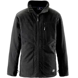 Fleecejacke "DALLAS" schwarz - 4XL - schwarz