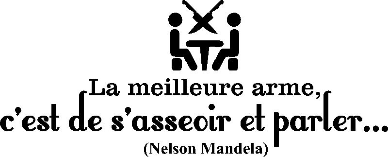 Ambiance-sticker Sticker La meilleur arme - Nelson Mandela