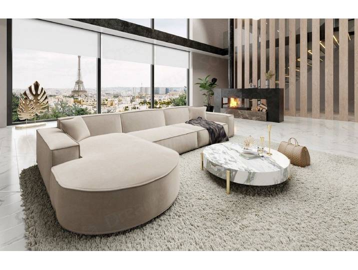 Sofa Dreams Ecksofa Alegranza L Form kurz Polster Couch Eck Stoffsofa, Loungesofa