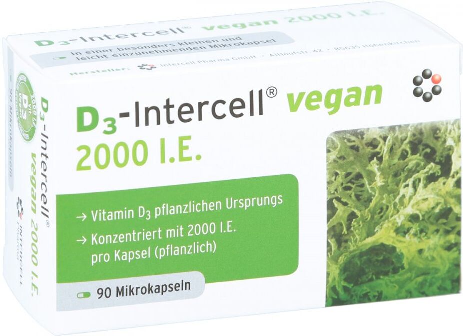 D3-intercell Vegan 2.000 I.e. Kapseln