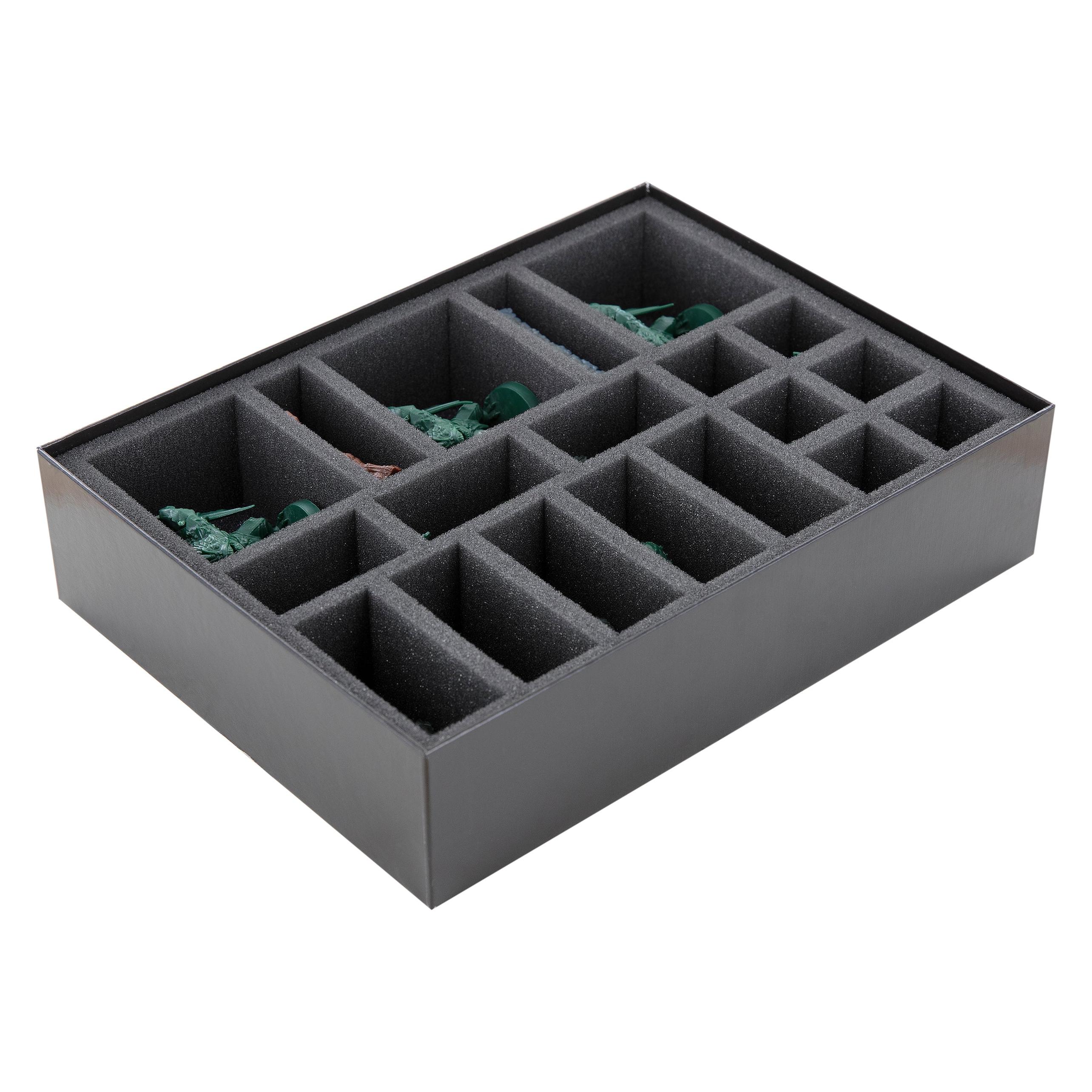 Feldherr HG01SET - Schaumstoff-Set + Organizer für HeroQuest (2021): Die Bastion Kellars K (Kunststoff, Schaumstoff) (HG01SET)