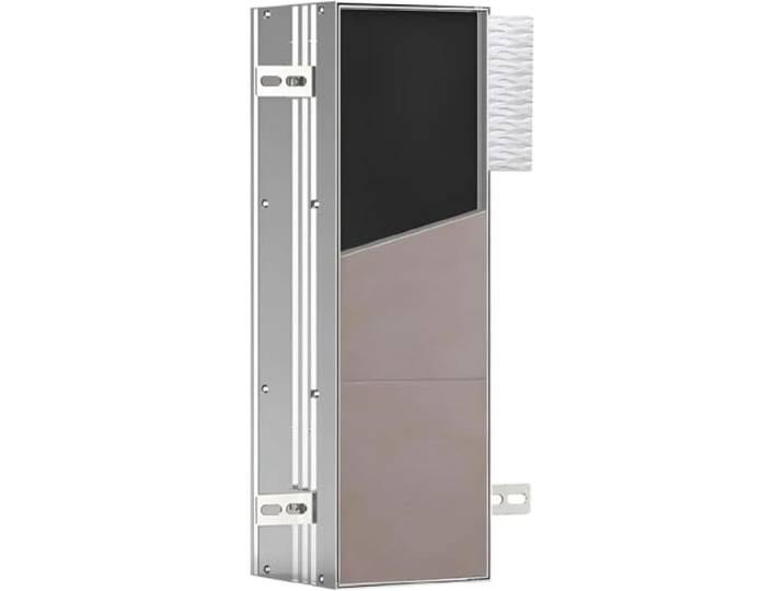 emco asis module plus, wc-module - inbouwmodel, 3 compartimenten voor wc-papier, reserverol of doosje nat papier, deurscharnier links, 975611004