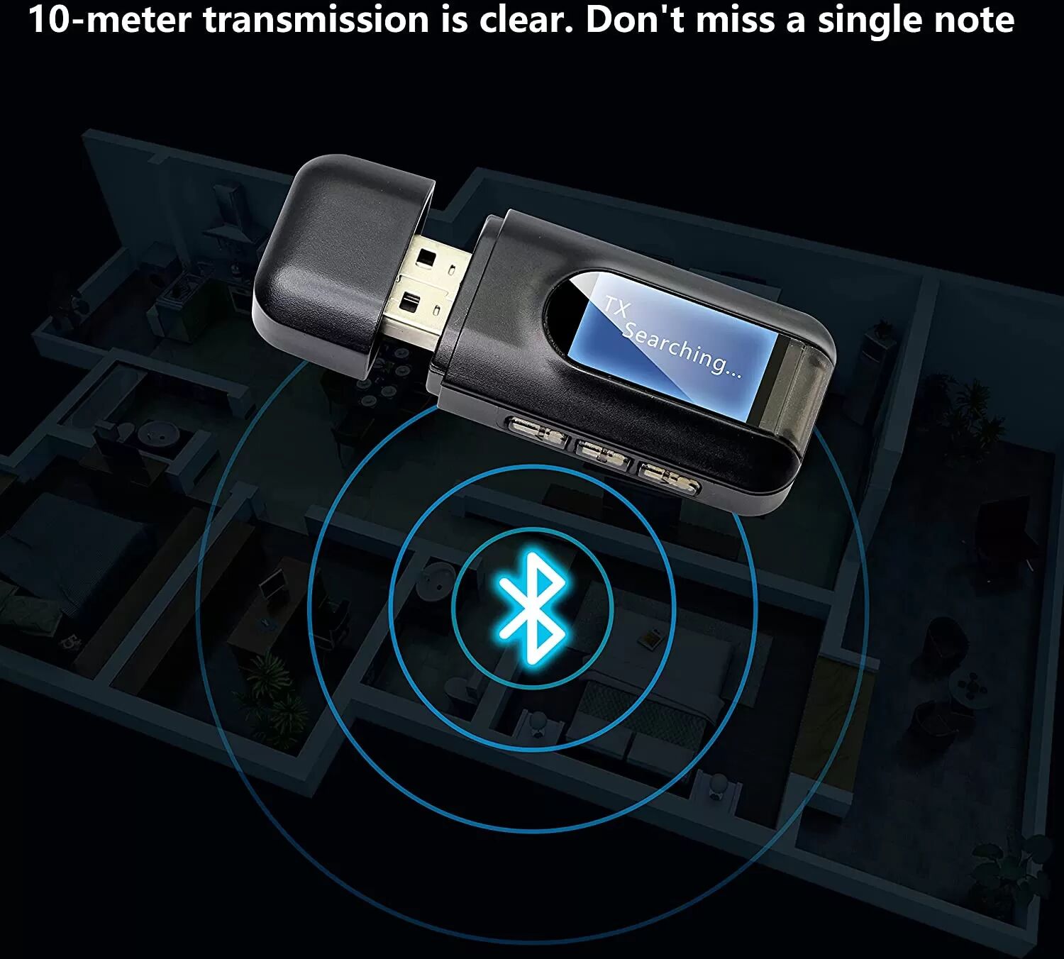 INF 2-in-1 Bluetooth Audio Sender/Empfänger Bluetooth-Adapter 5.0