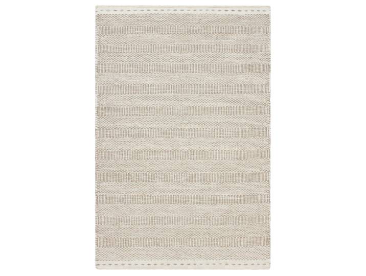 Tapis poil ras Bombay 343 Beige/Beige 80 x 150cm Laine
