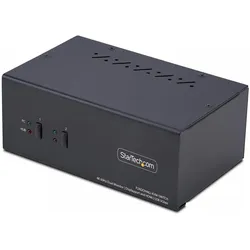 StarTech .com P2ADDH462-KVM-SWITCH, 3840 x 2160 pixels, 4K Ultra HD, 36 W, Black, KVM Switch, Schwarz
