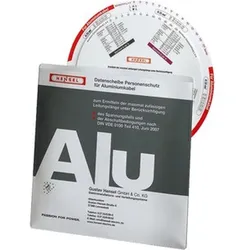 Hensel Datenscheibe-PS Alu 98 17 0712